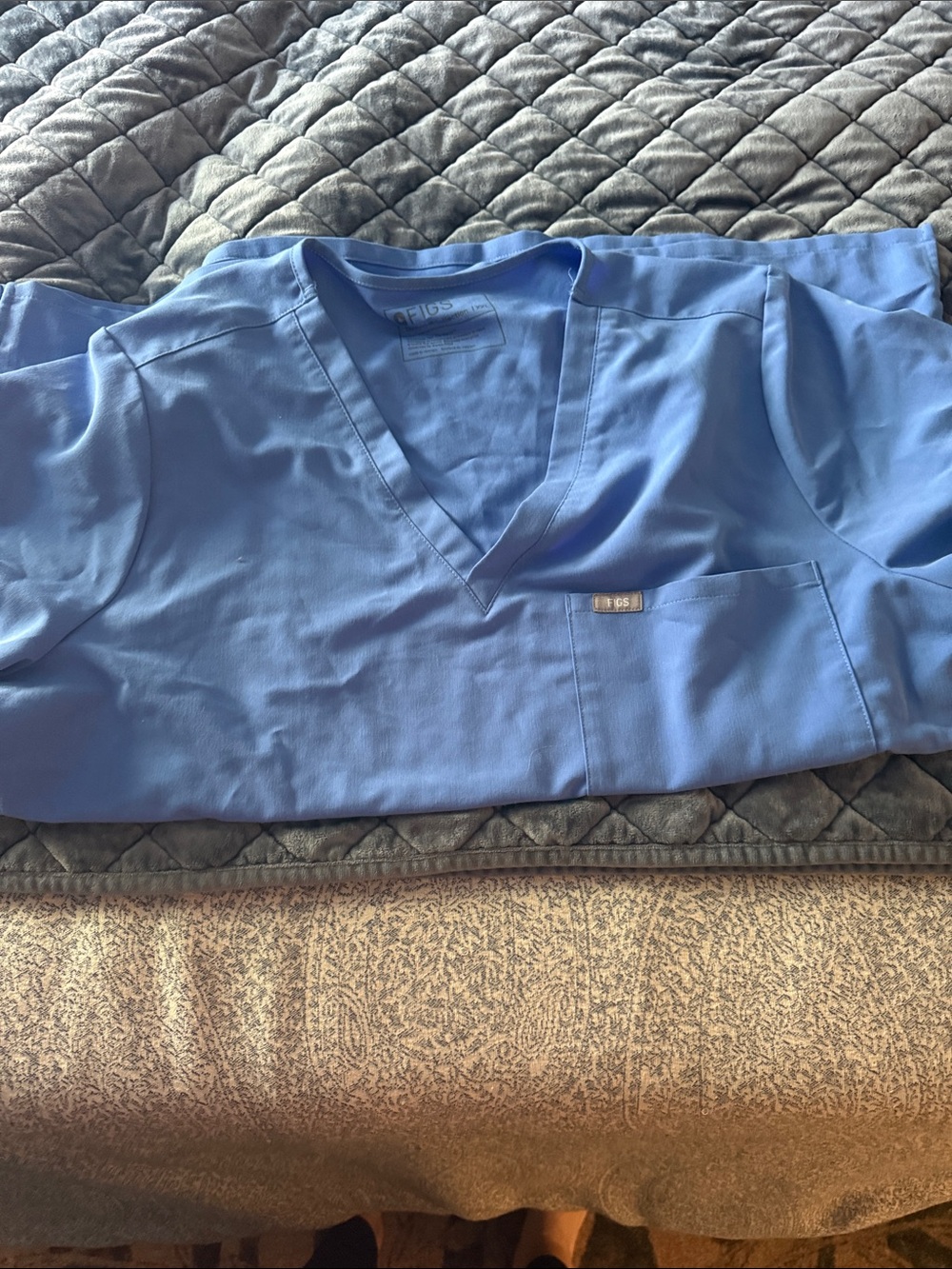 Figs Ceil Blue women’s scrub top xxl